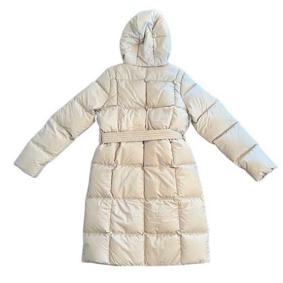 NWT Jack Wolfskin Long Puffer Coat, Light Grey Taupe, Size XS - Picture 11 of 16